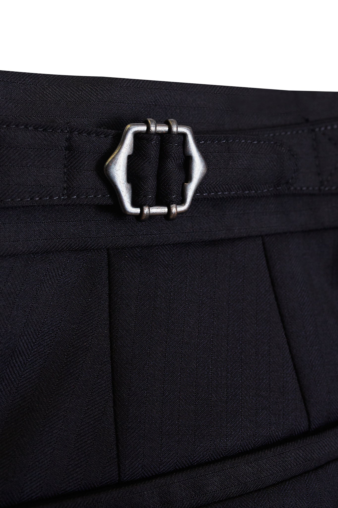 Pantalón sartorial azul marino espiga Ready to Wear