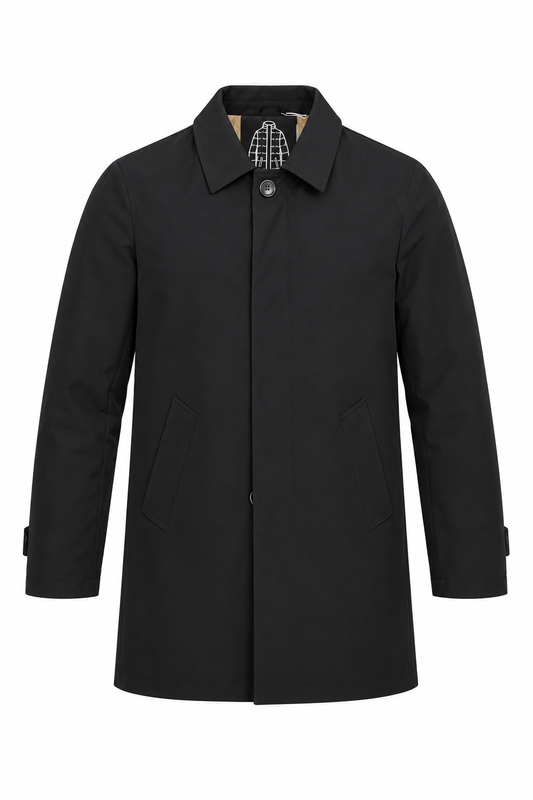 Trench azul marino