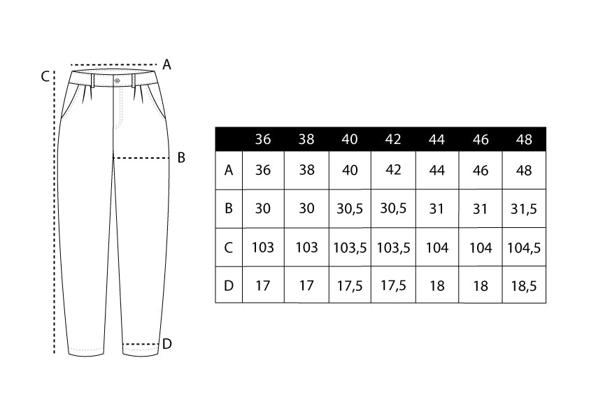 Pantalón pinzas lino fluido blanco