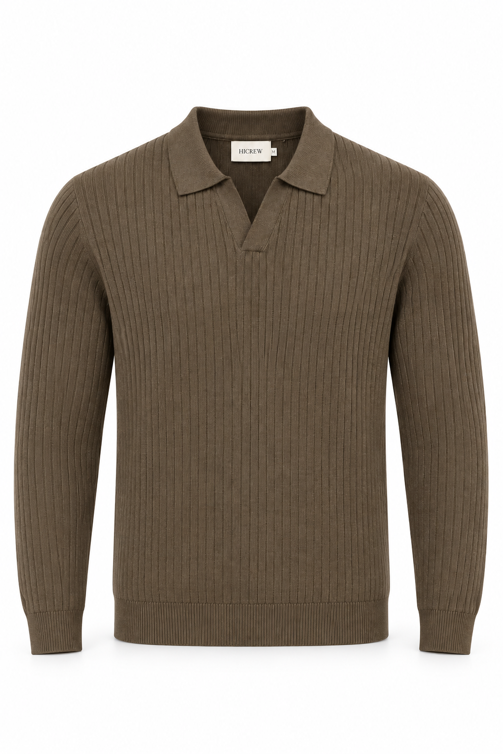 Jersey polo algodón marrón