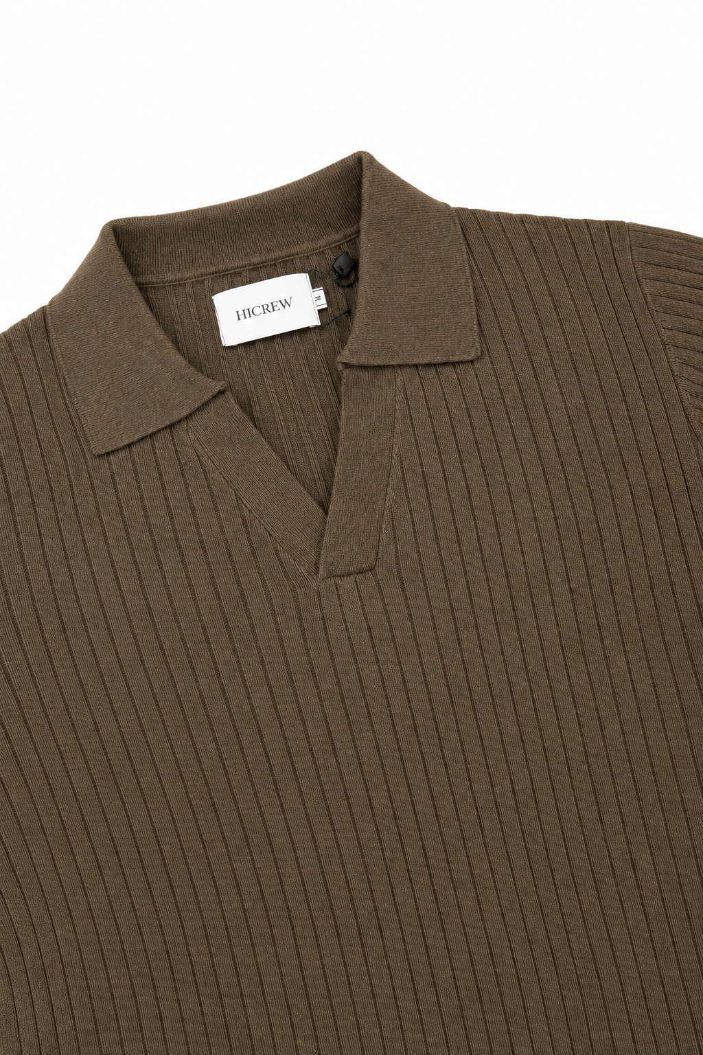 Jersey polo algodón marrón