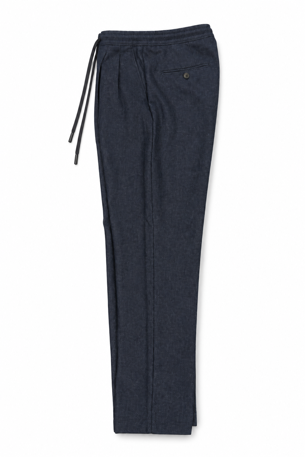 Pantalón fluido espiga azul marino