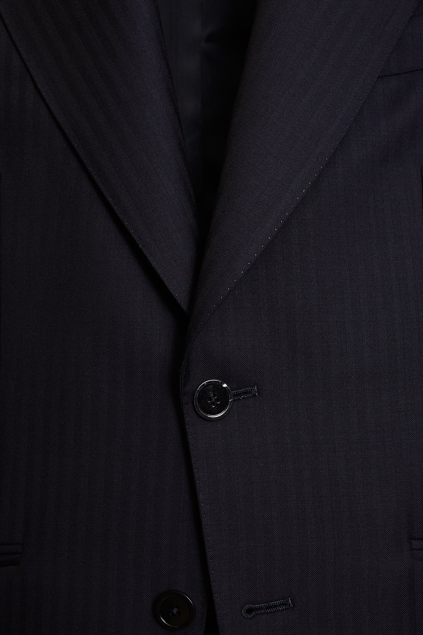 Americana traje azul marino espiga Ready to Wear