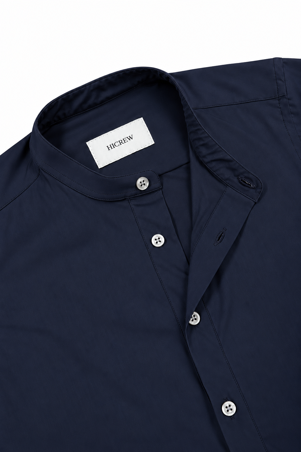 Camisa henley técnica azul marino