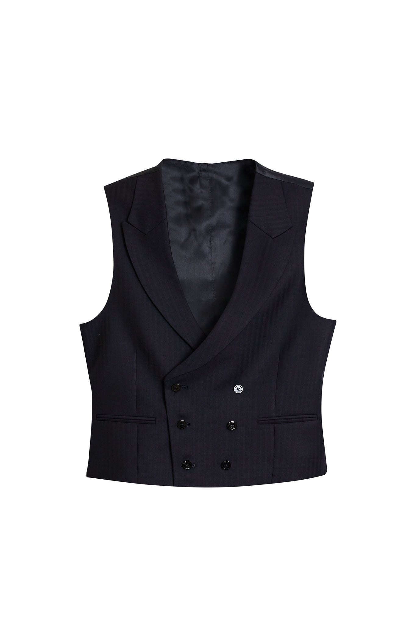 Chaleco formal azul marino espiga Ready to Wear