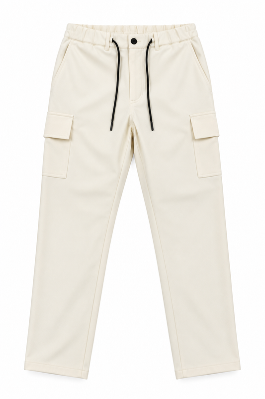 Pantalón cargo travel crema