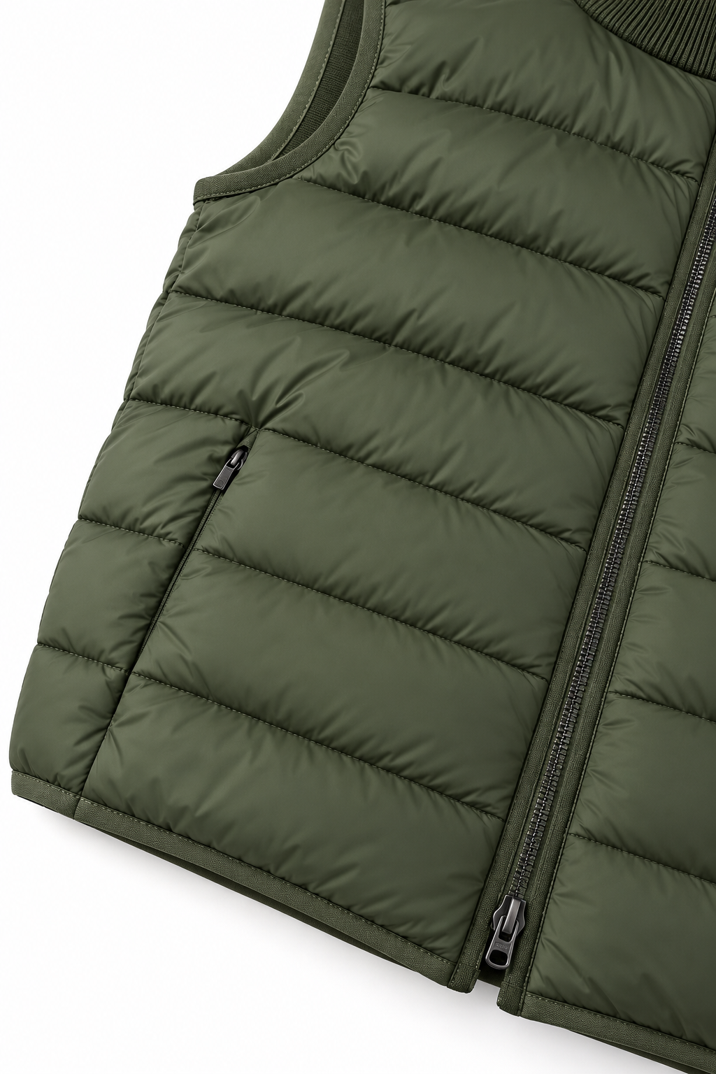 Chaleco reversible verde