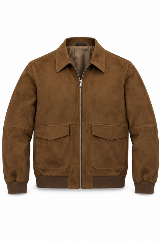 Chaqueta ligera marrón