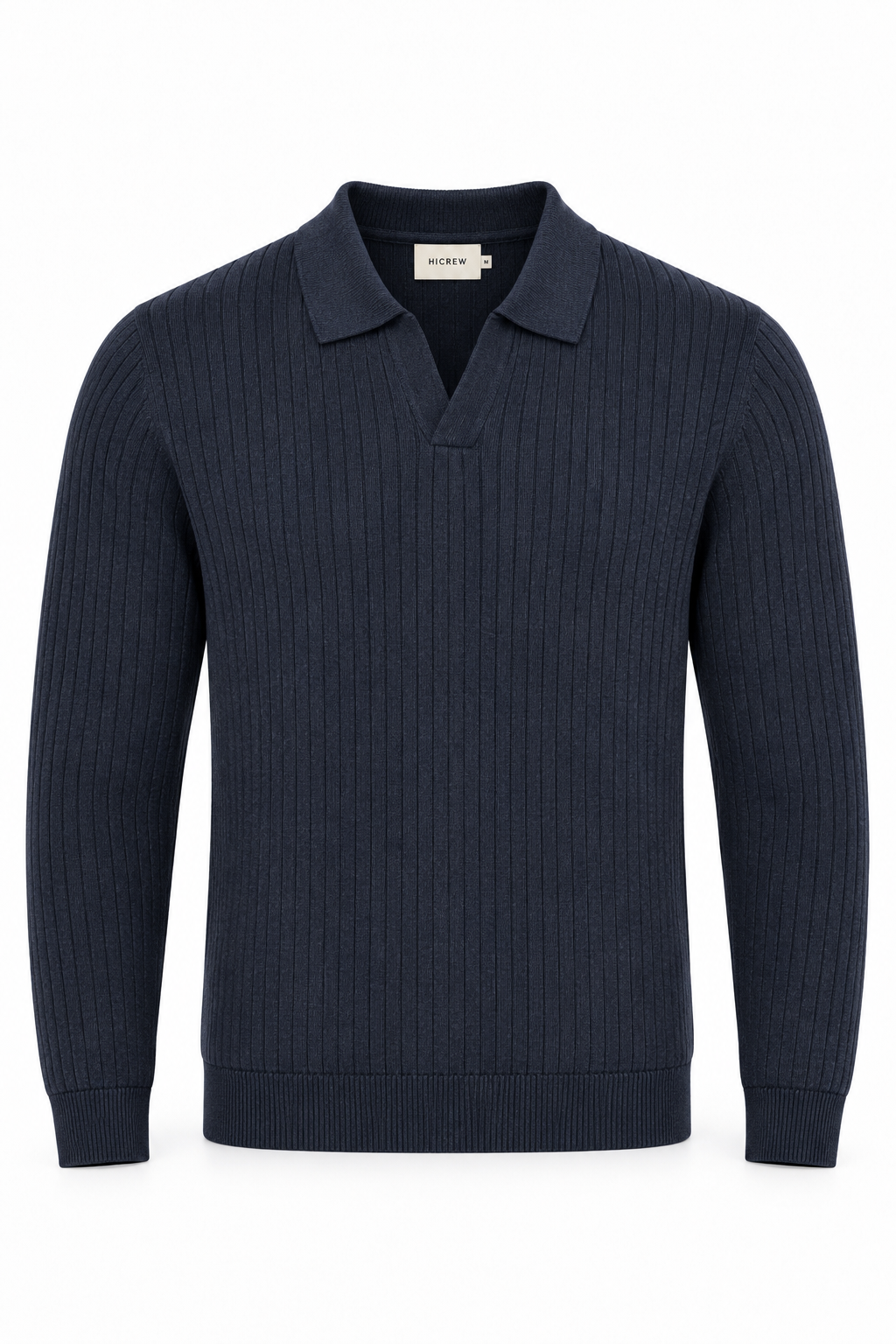 Jersey polo algodón azul marino