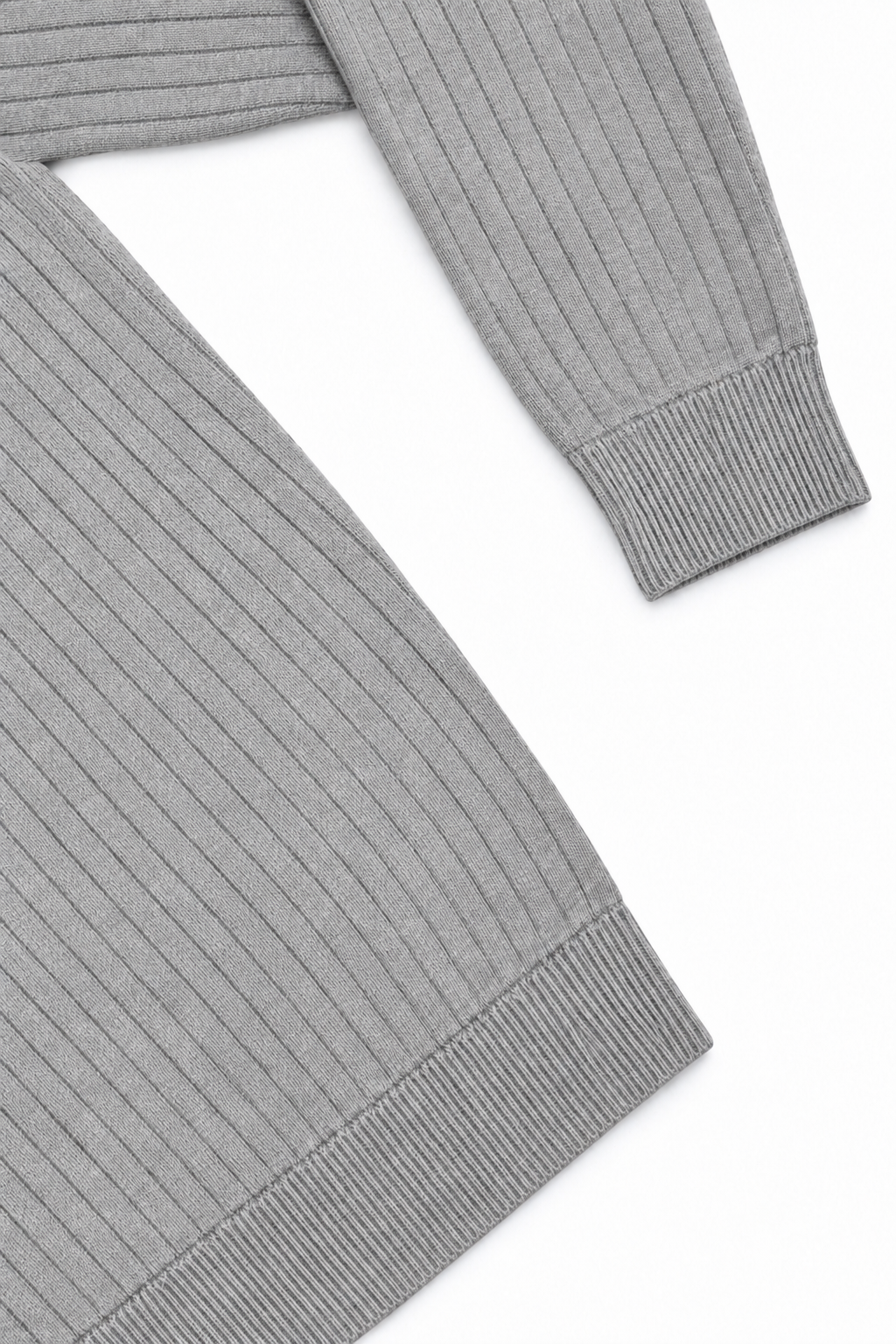 Jersey polo algodón gris