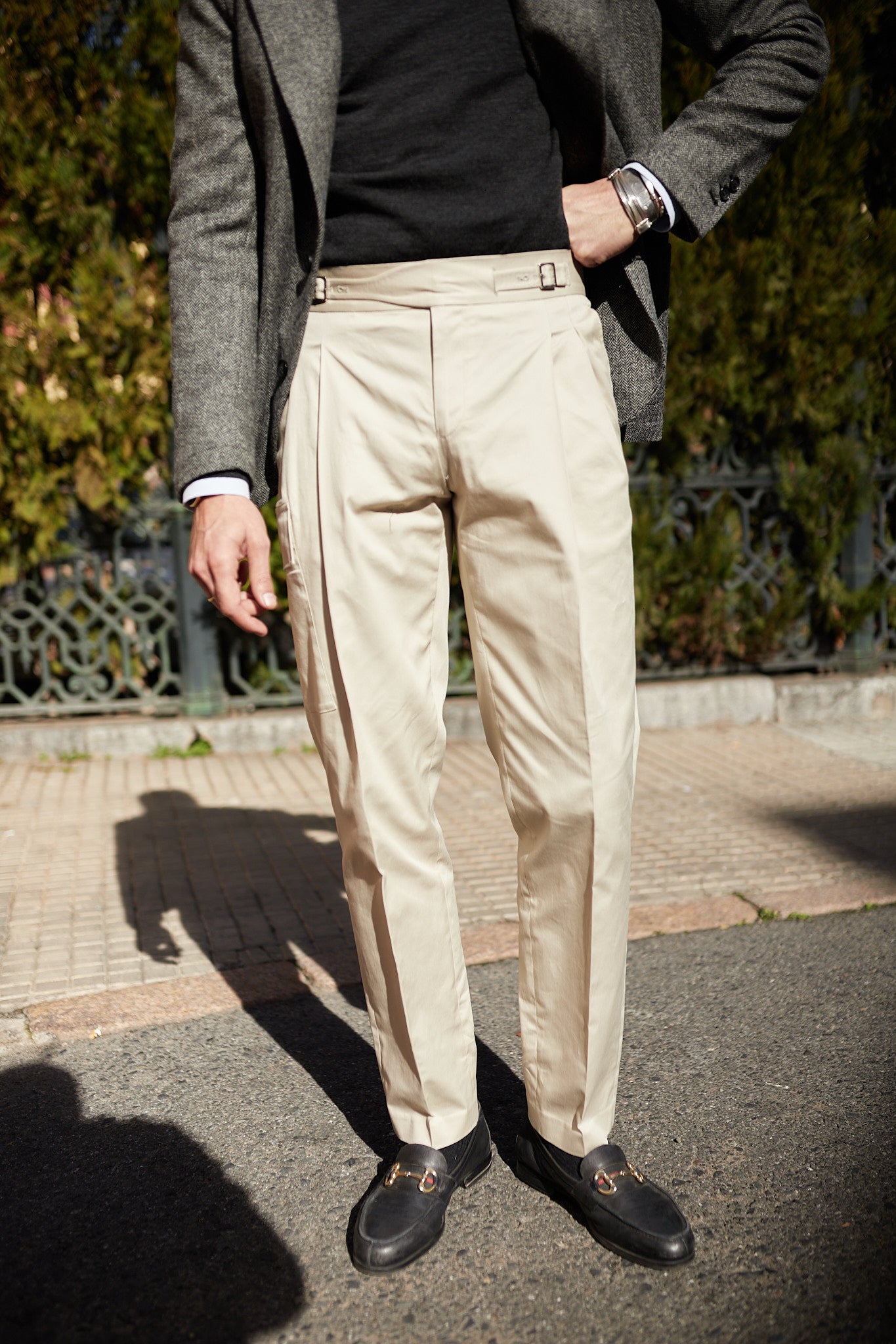 Pantalón gurkha beige Made to Order