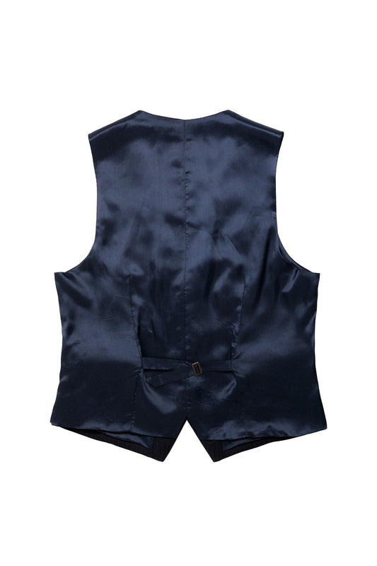 Chaleco Traje azul noche raya Drago