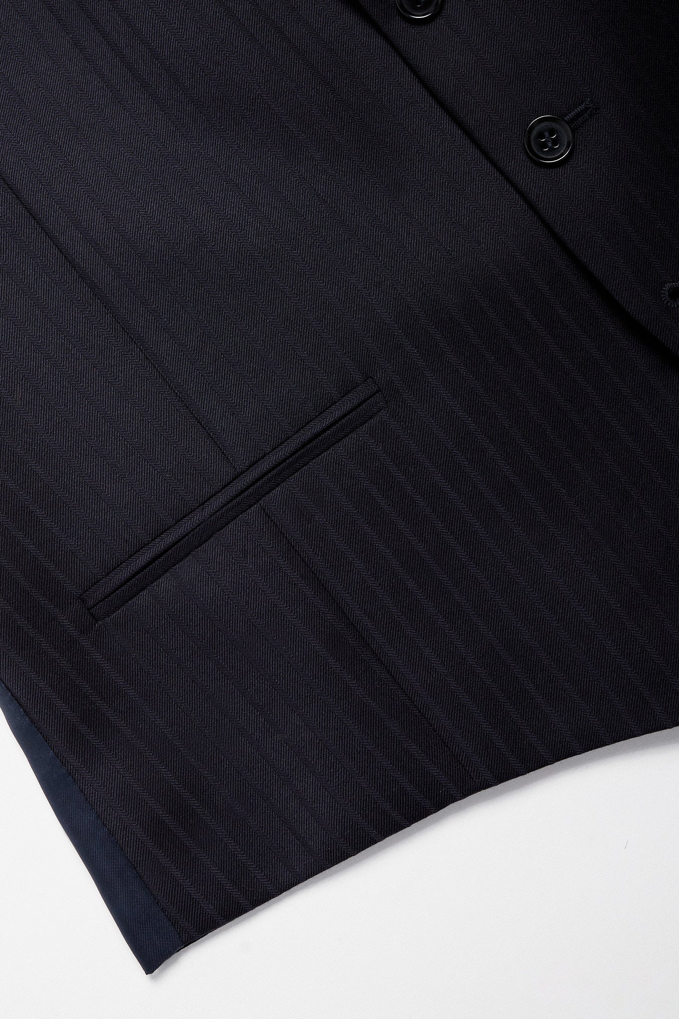 Chaleco Traje azul noche raya Drago