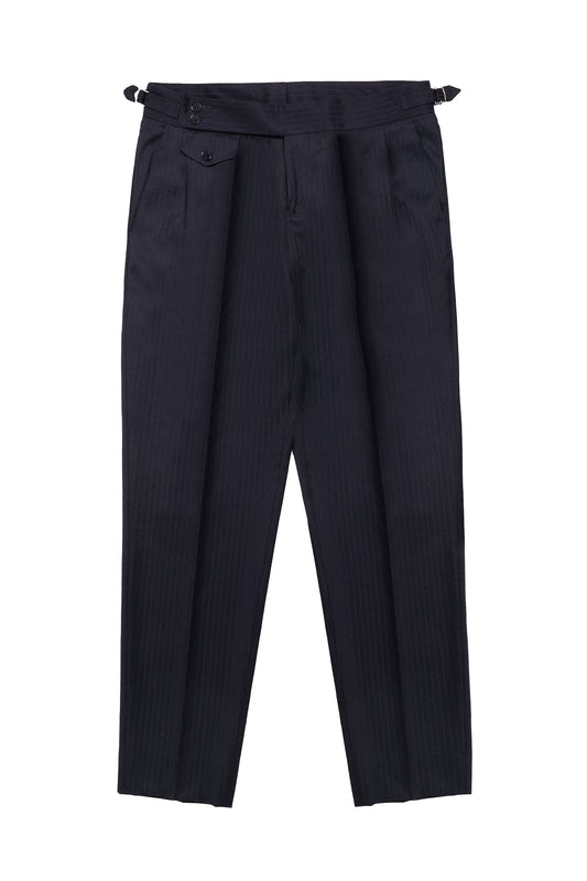 Pantalón Traje azul noche raya Drago