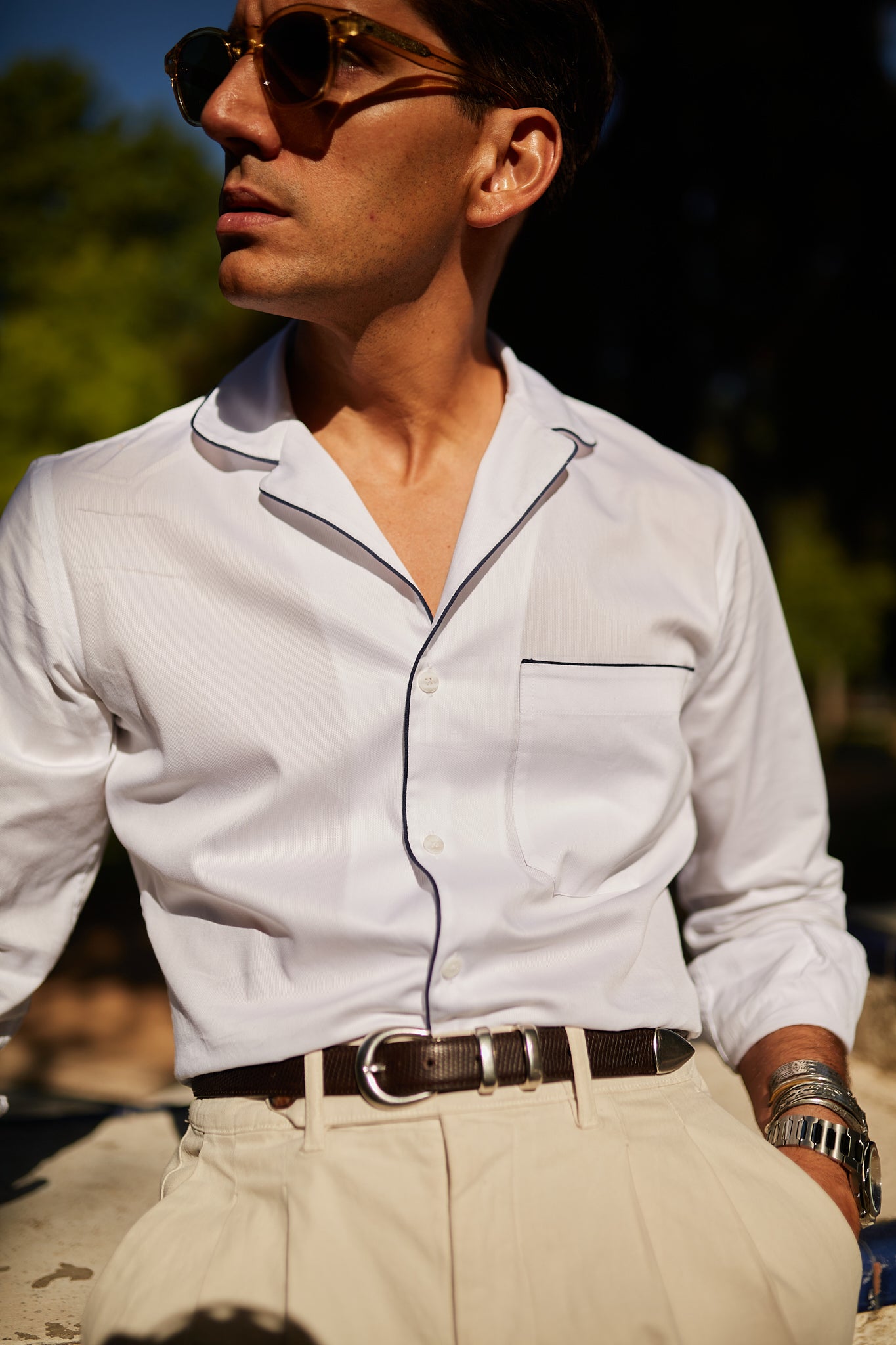 Camisa Hollywood blanca