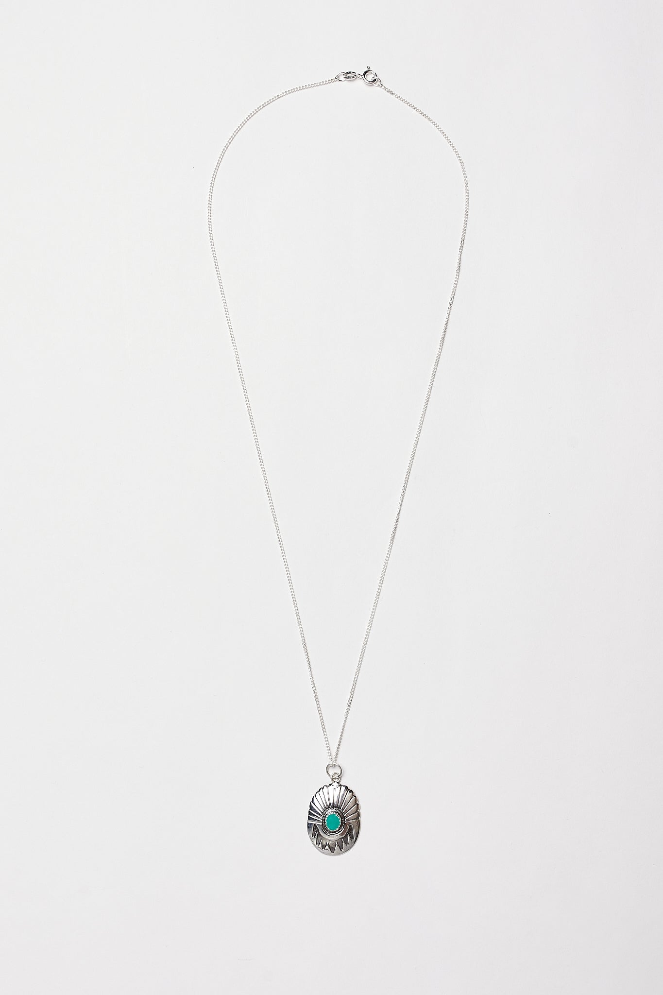 Collar plata navajo concho