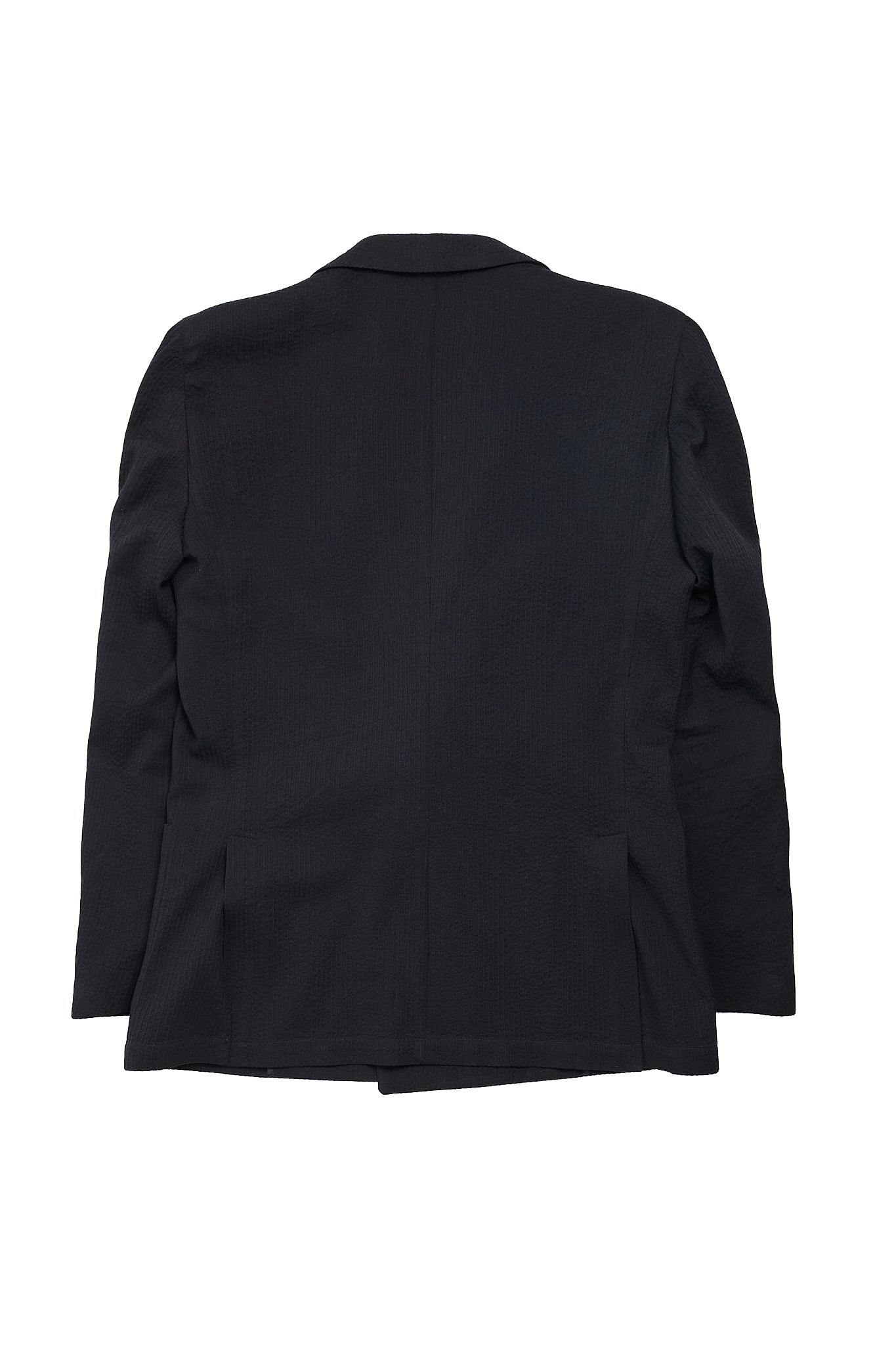 Americana traje cruzado negro Drapers