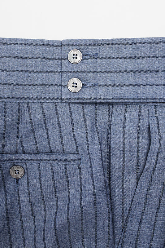 Pantalón traje azul celeste diplomático Drago