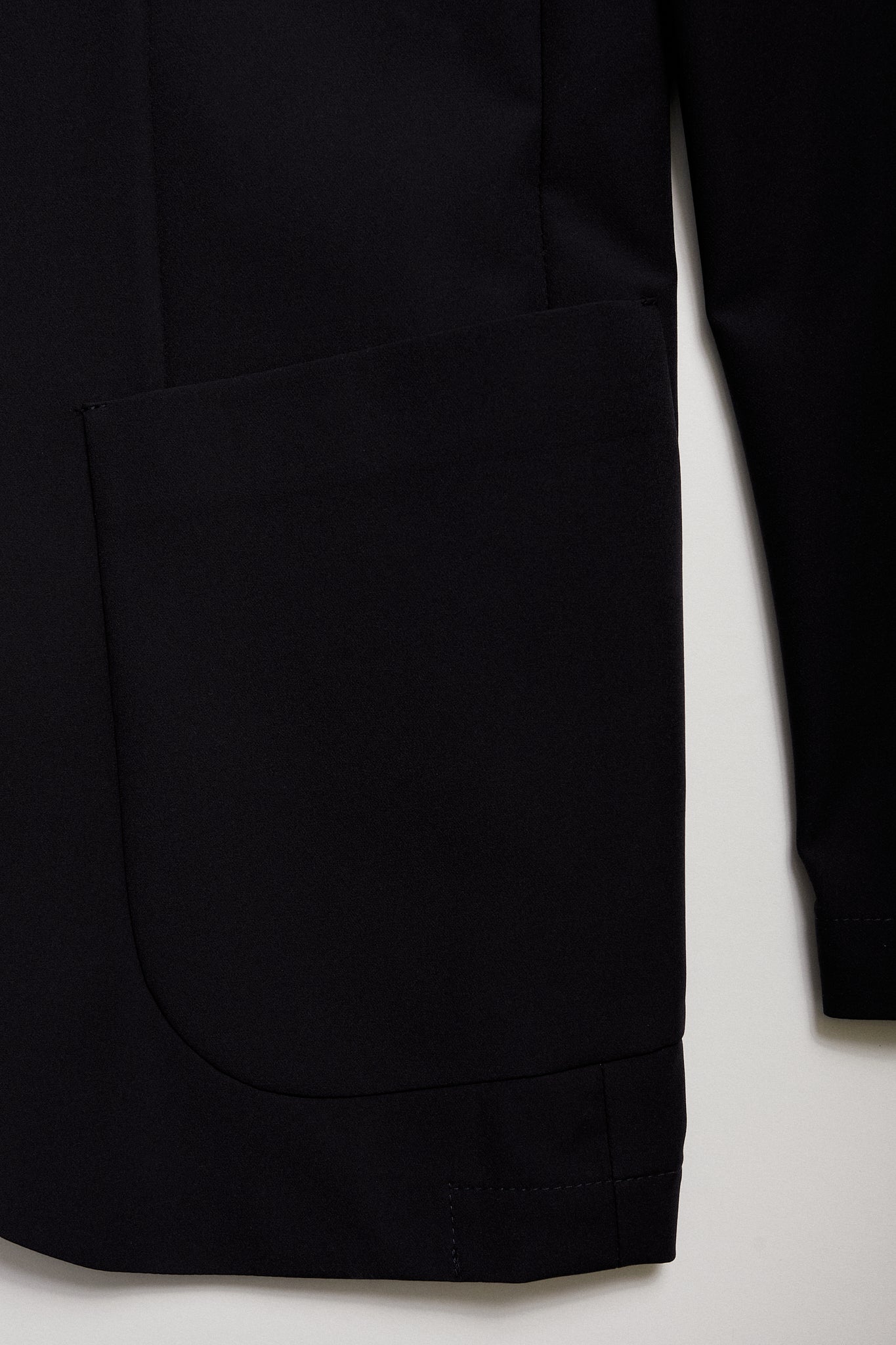 Americana técnica sartorial azul marino