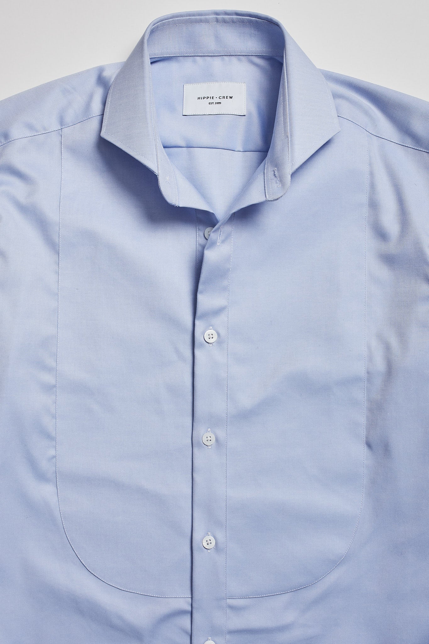 Camisa celeste pechera