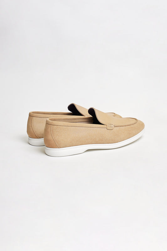 Zapatos flexibles ante beige
