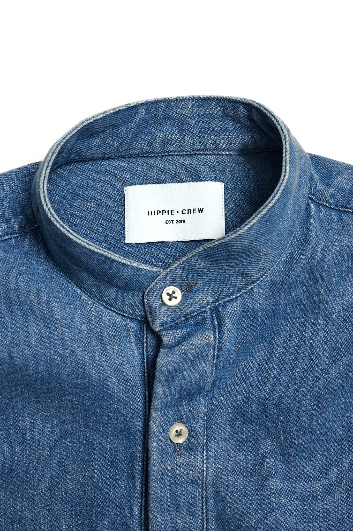 Polera denim pechera