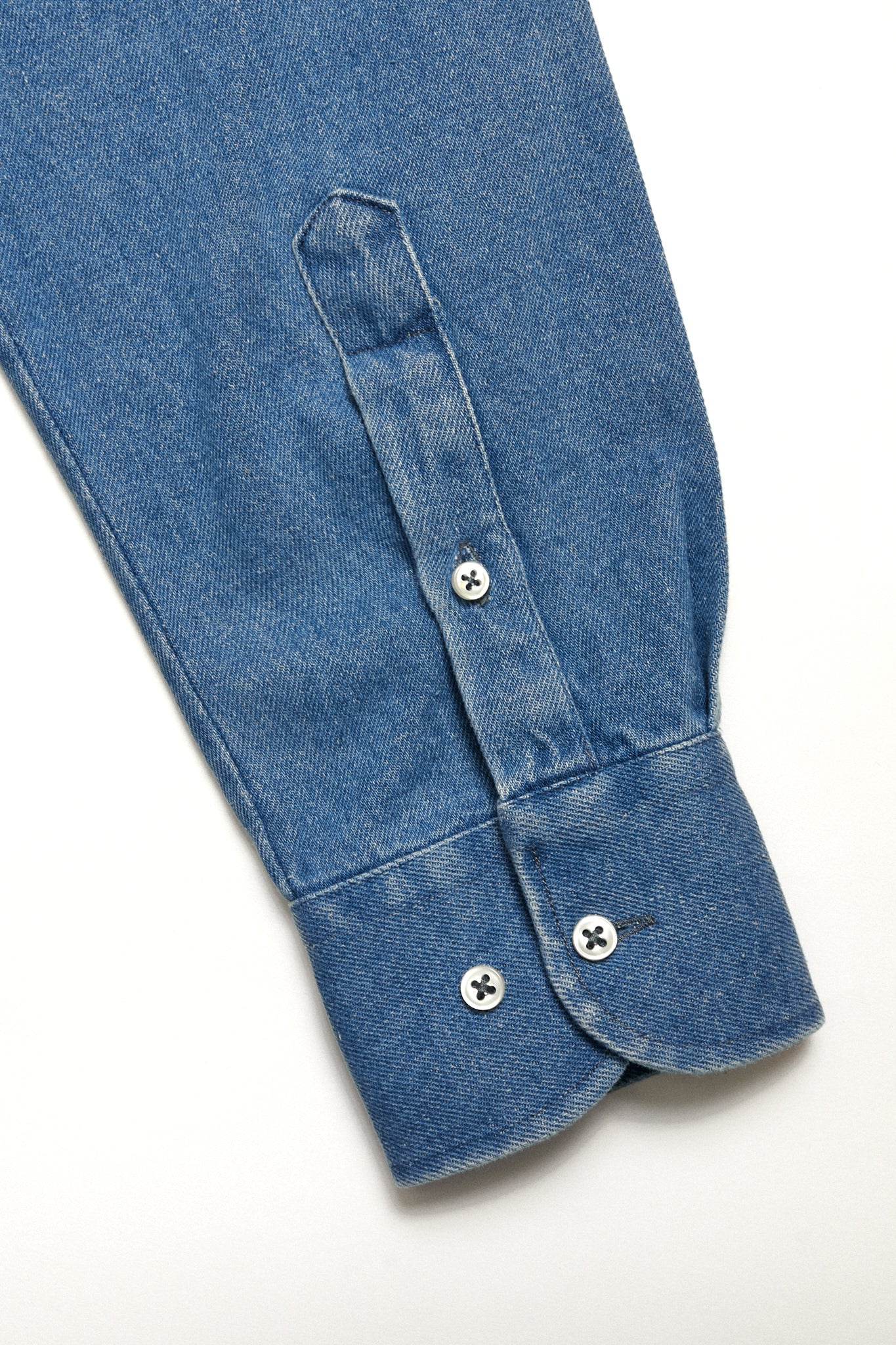 Polera denim pechera