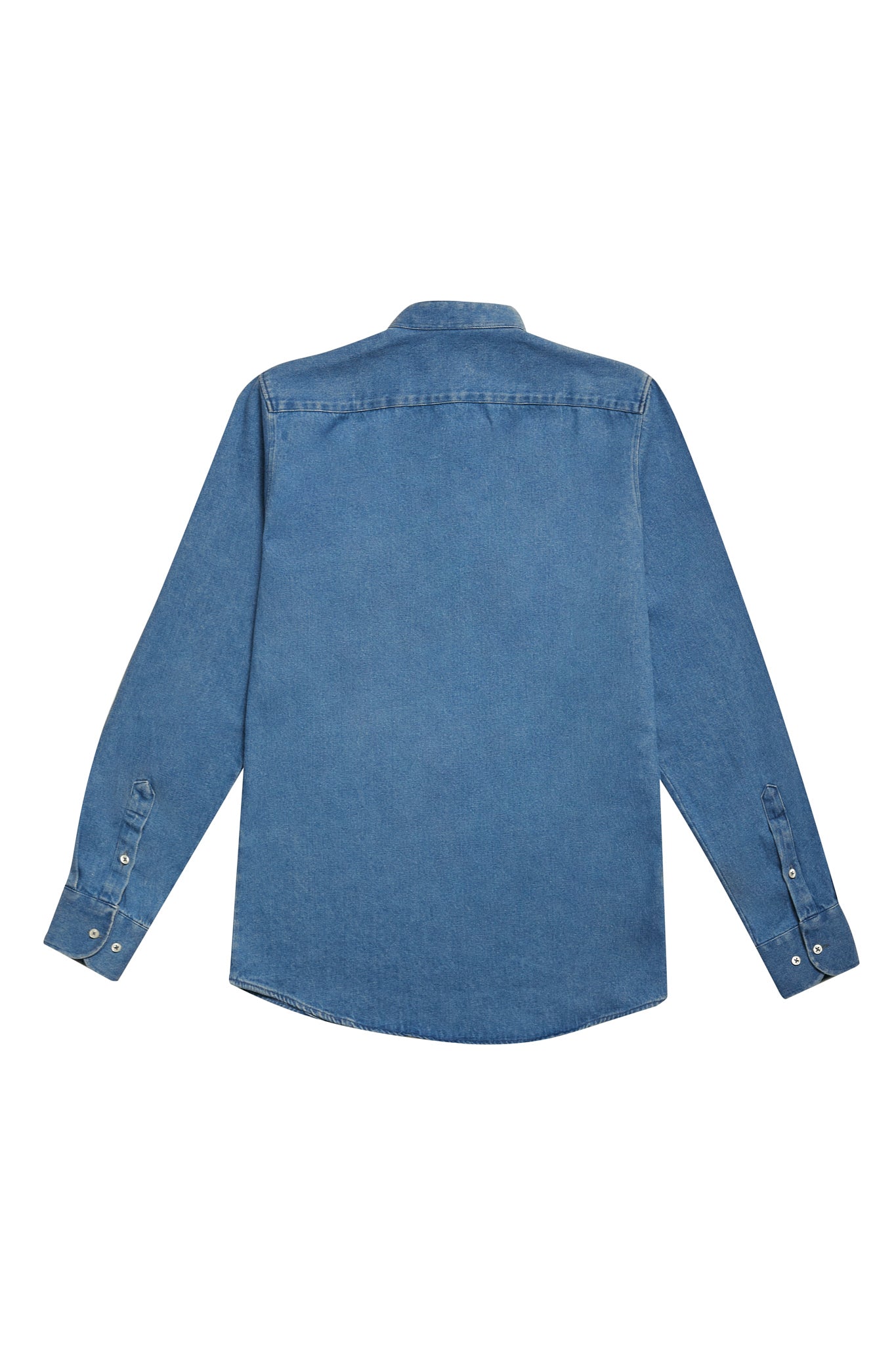 Polera denim pechera