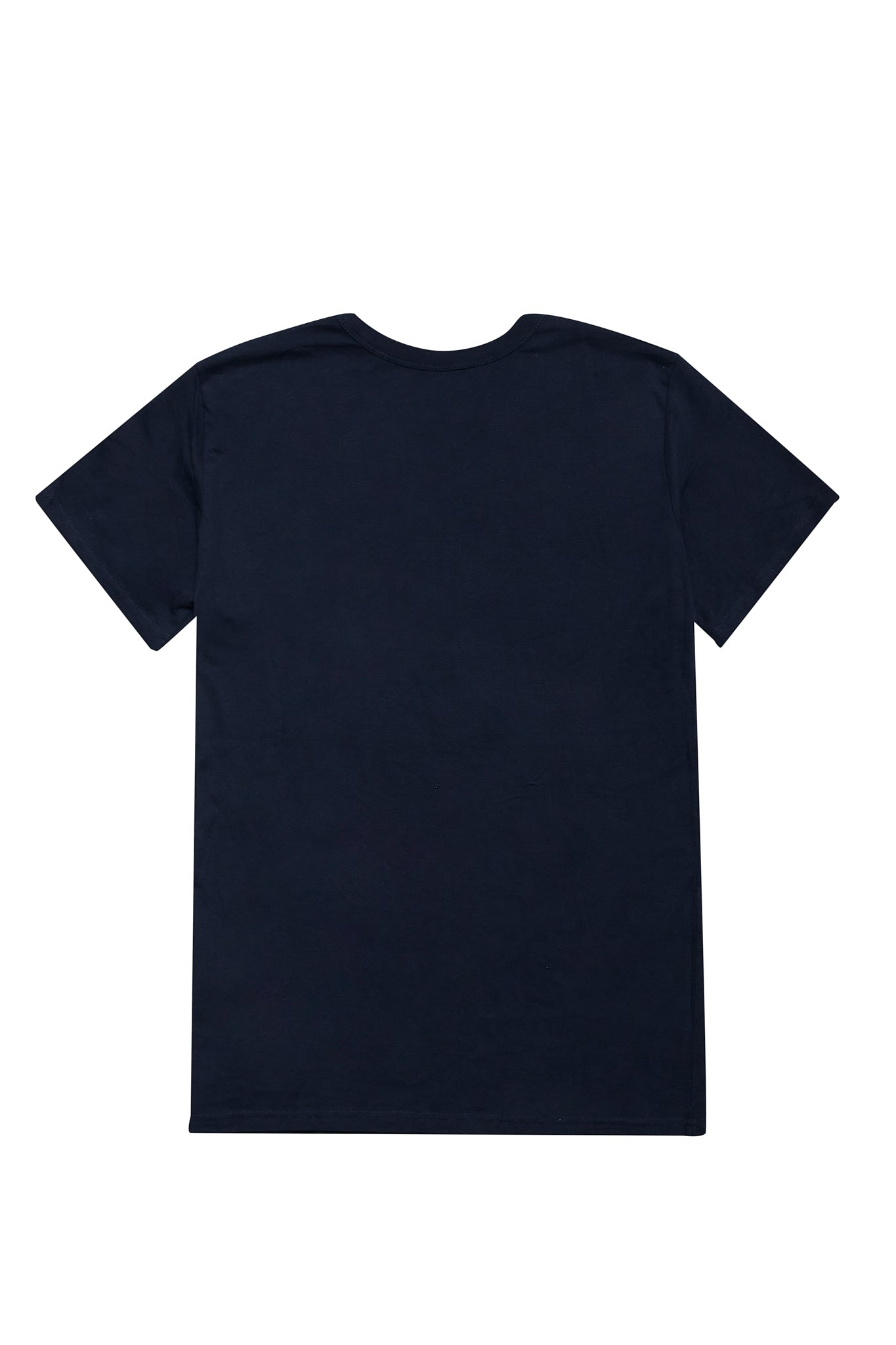 Camiseta cuello redondo azul marino