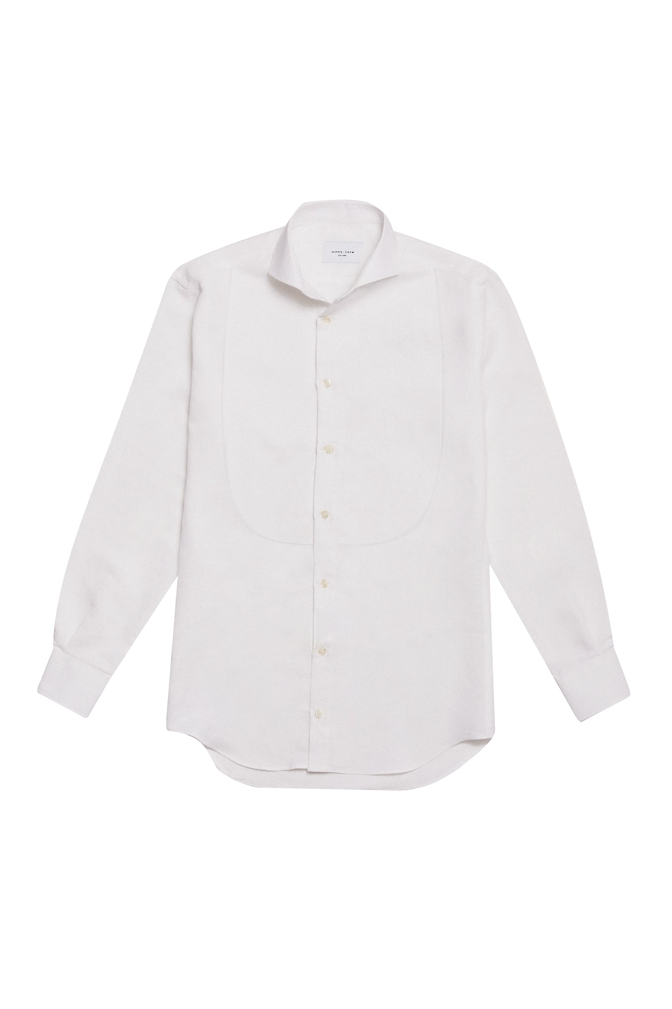 Camisa lino pechera blanca