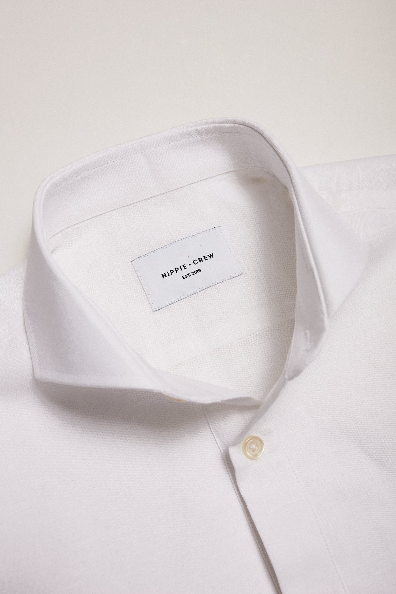 Camisa lino pechera blanca