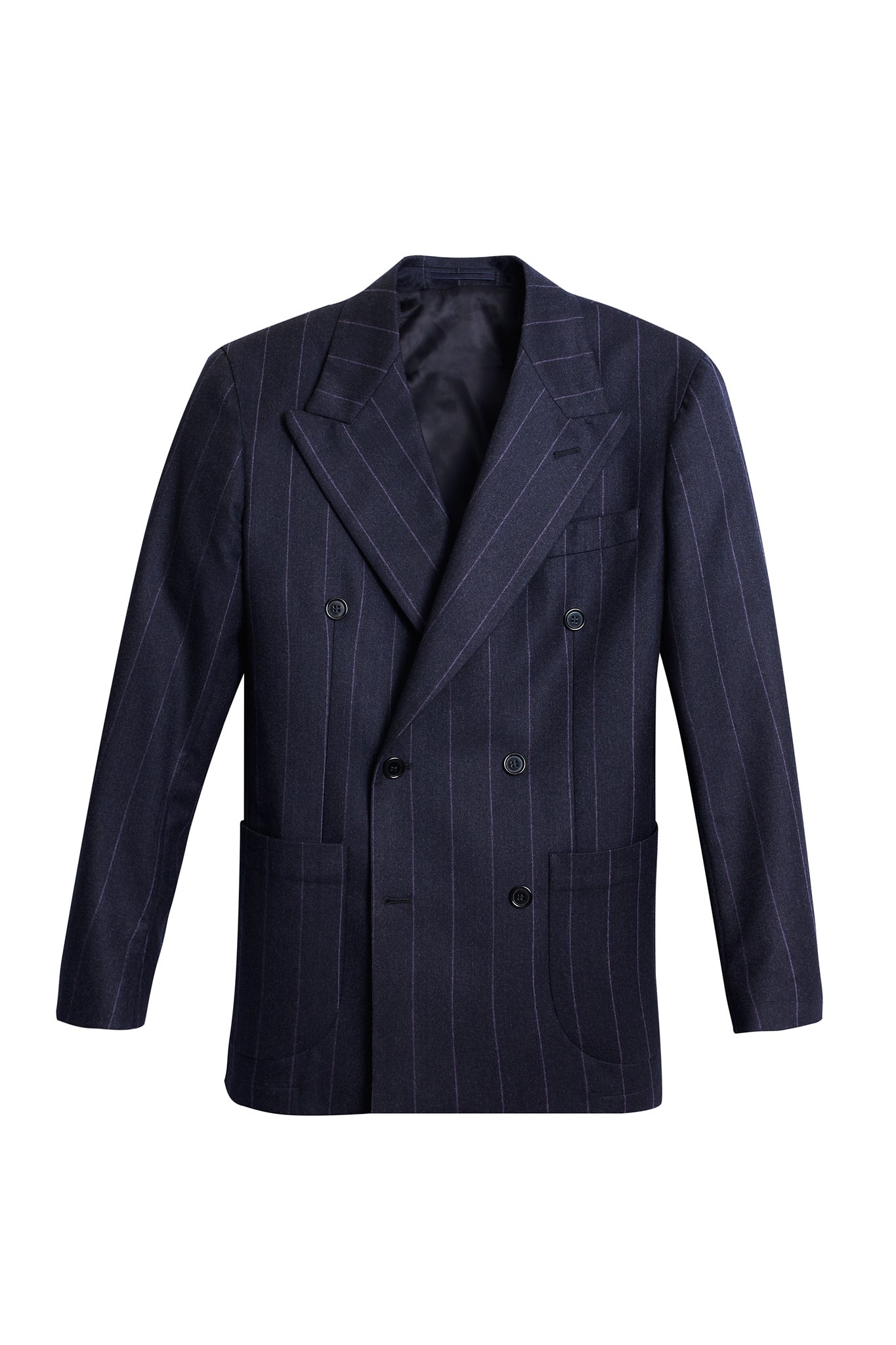 Americana traje cruzado diplomático azul marino Vitale Barberis