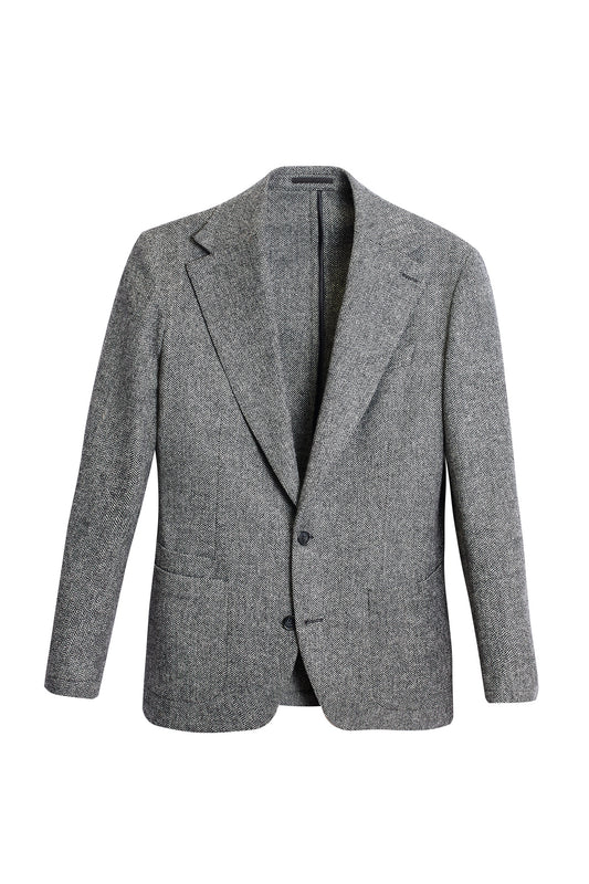 Americana Traje espiga gris