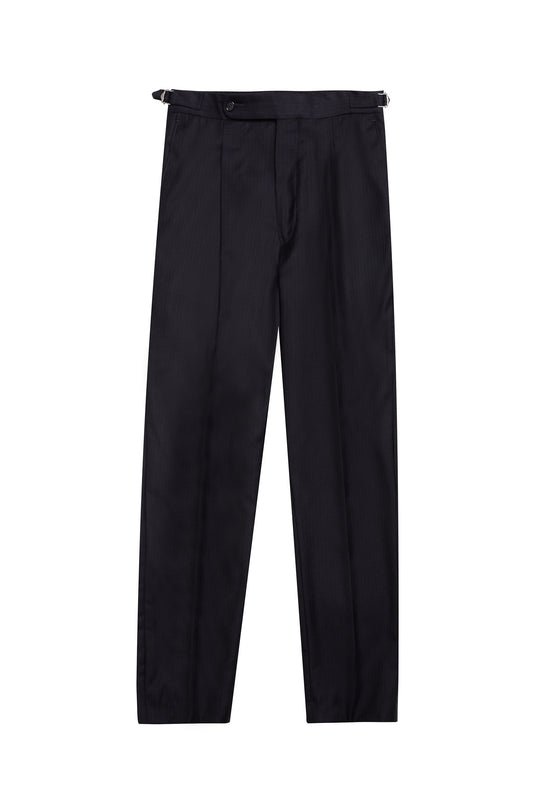 Pantalón traje raya fina azul marino Drago