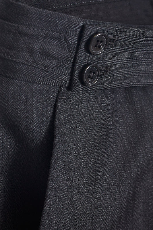Pantalón sartorial gris espiga Ready to Wear