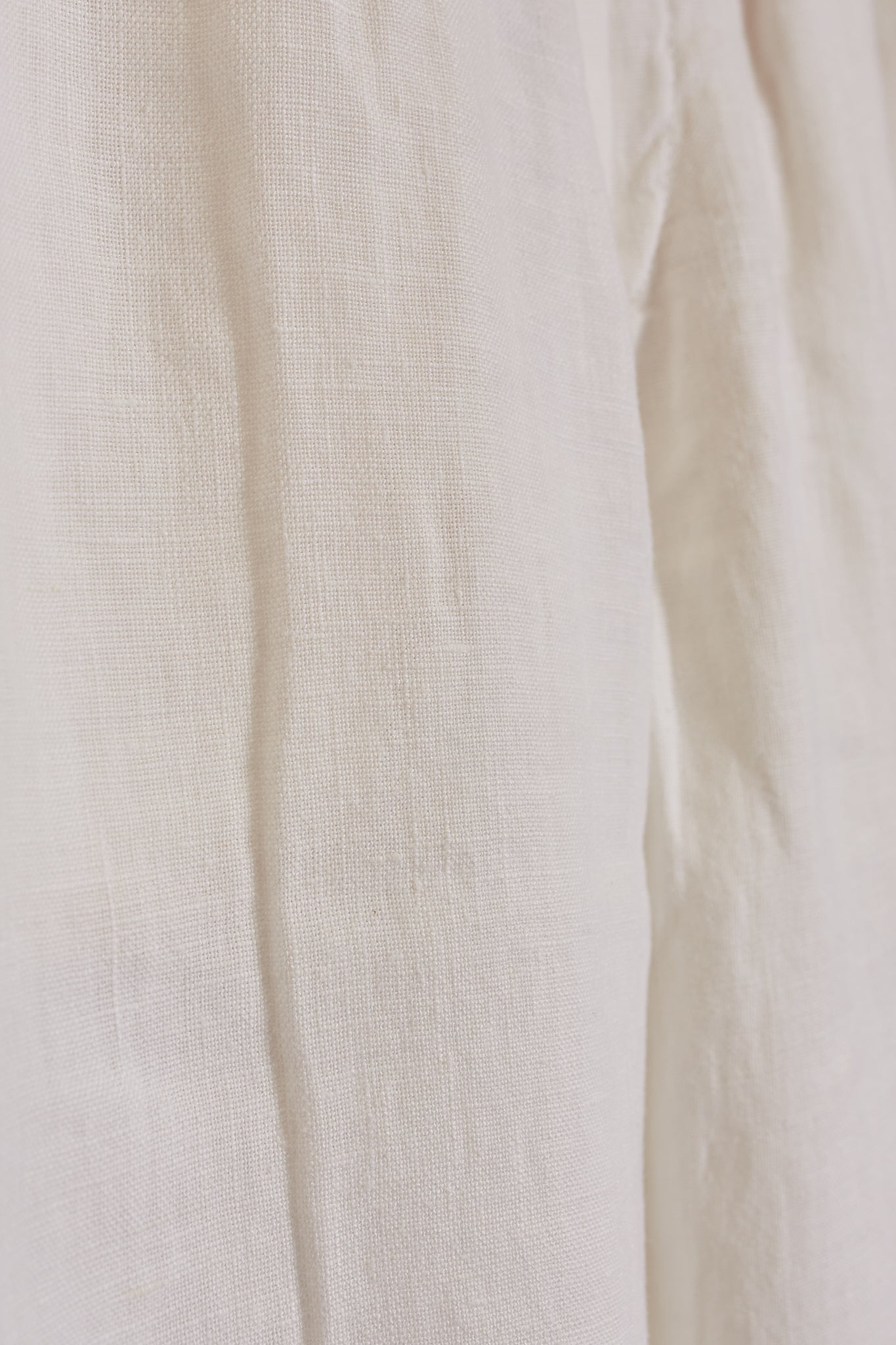 Pantalón jogger lino blanco