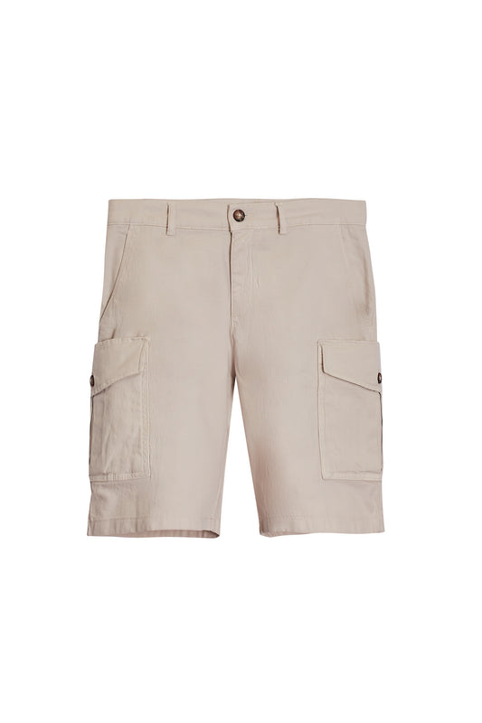Bermudas cargo beige