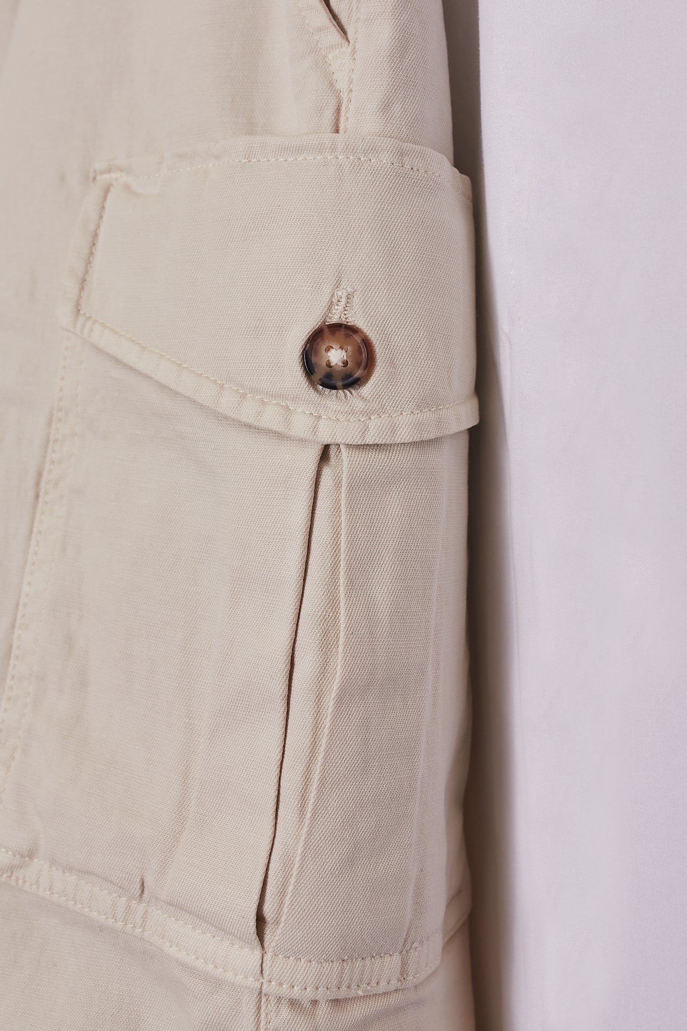 Bermudas cargo beige
