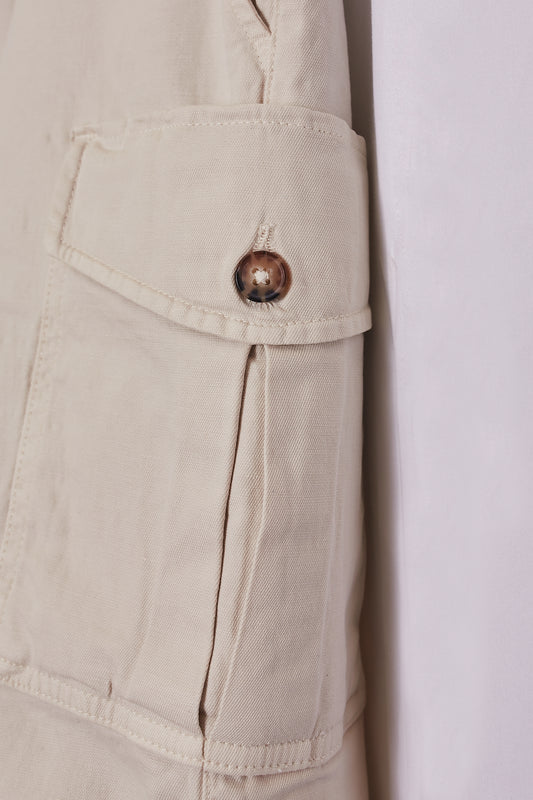 Bermudas cargo beige