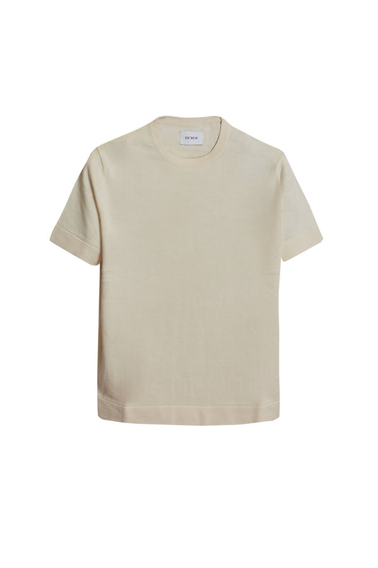 Camiseta punto crema