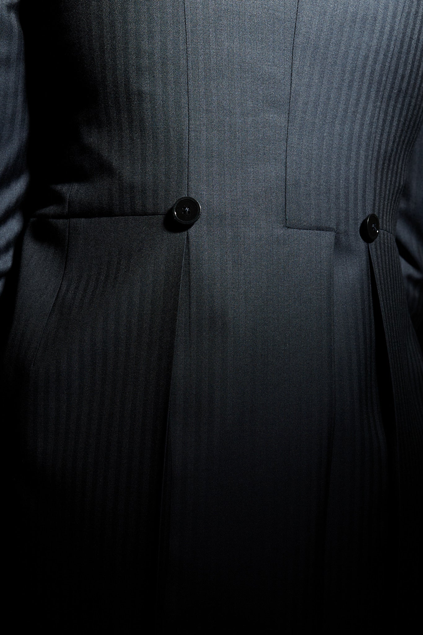 Levita chaque azul marino espiga Ready to Wear