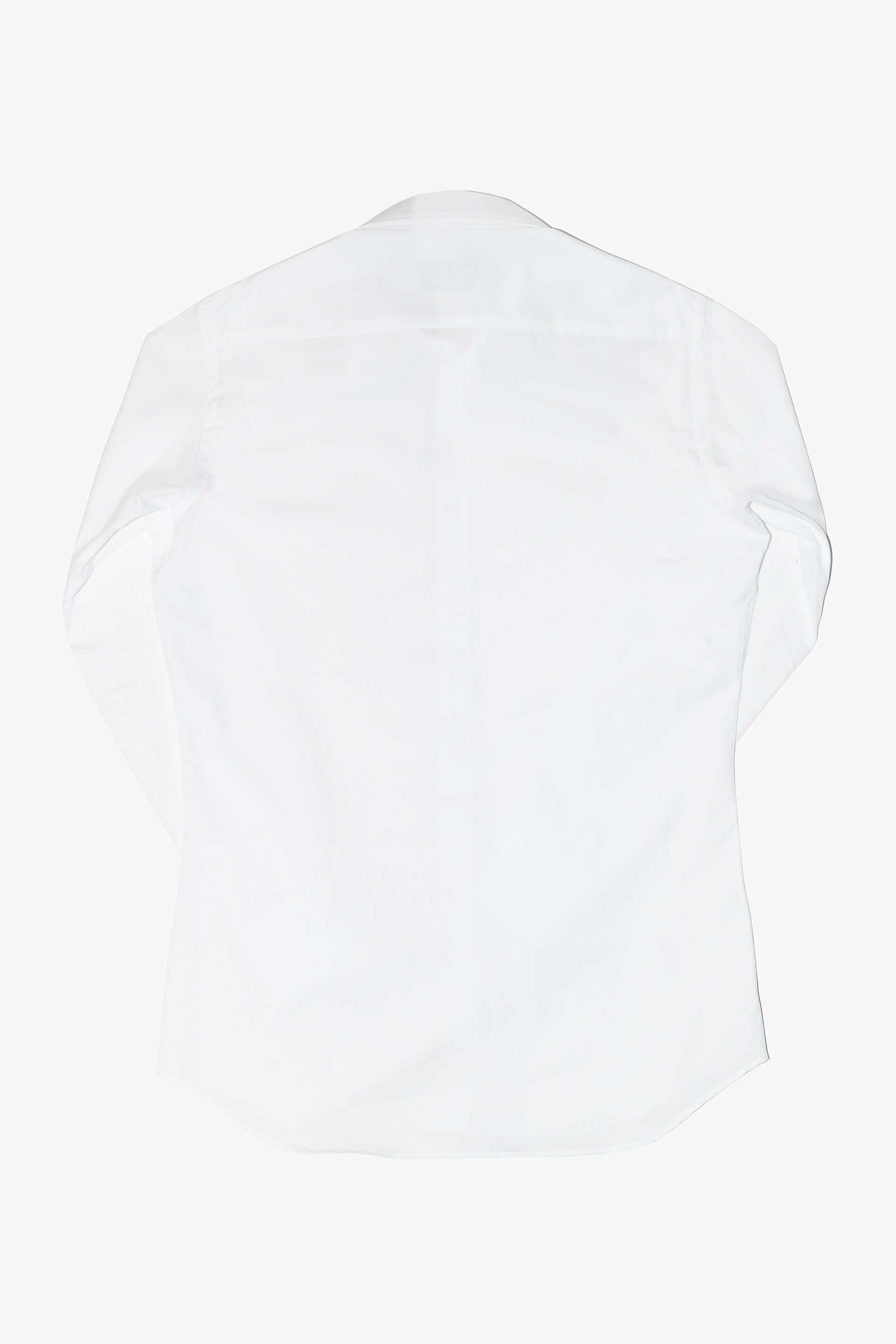 Camisa vestir MTO blanca cuello baby Hippie Crew