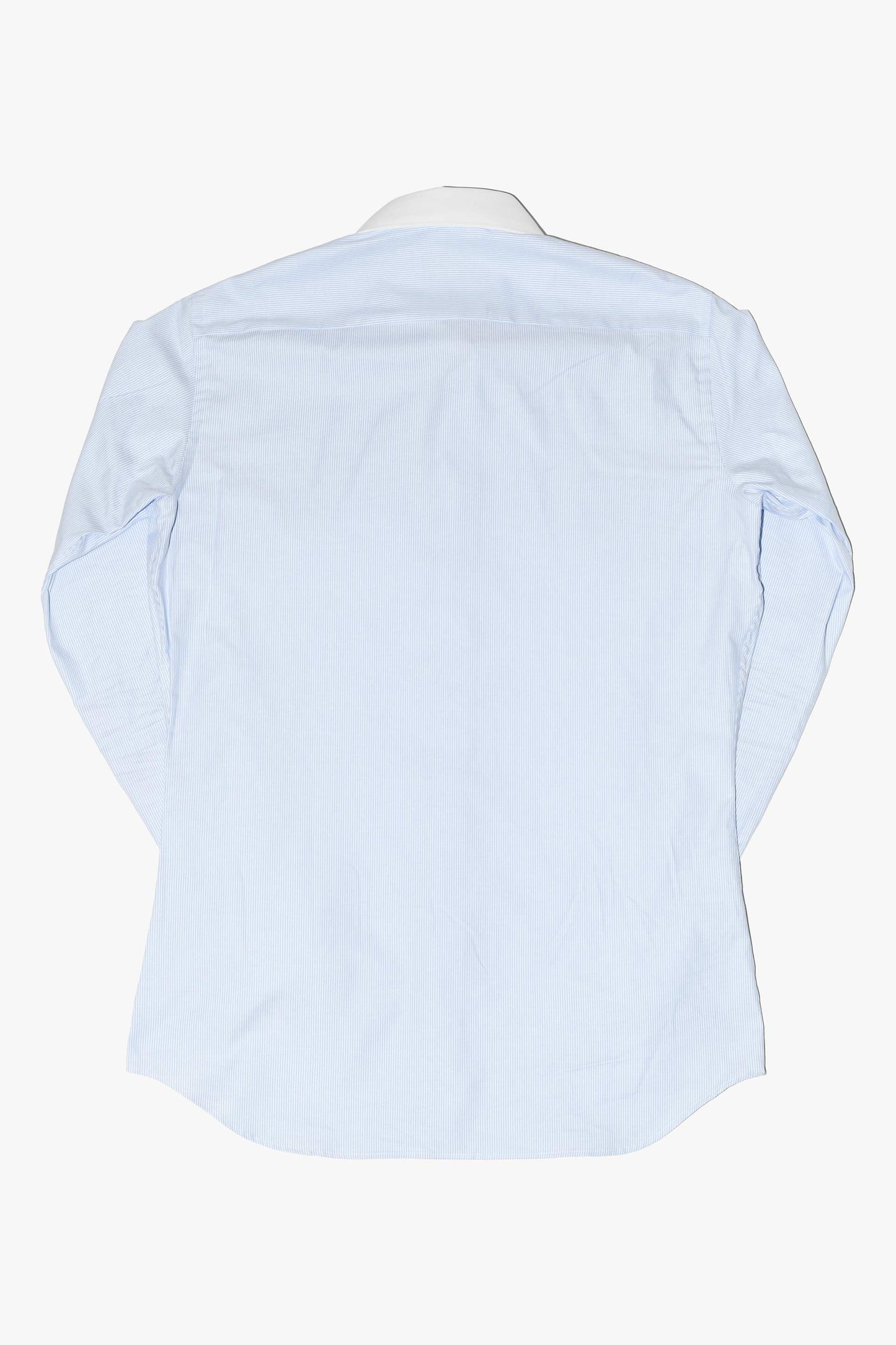 Camisa vestir MTO rayas cuello baby blanco Hippie Crew