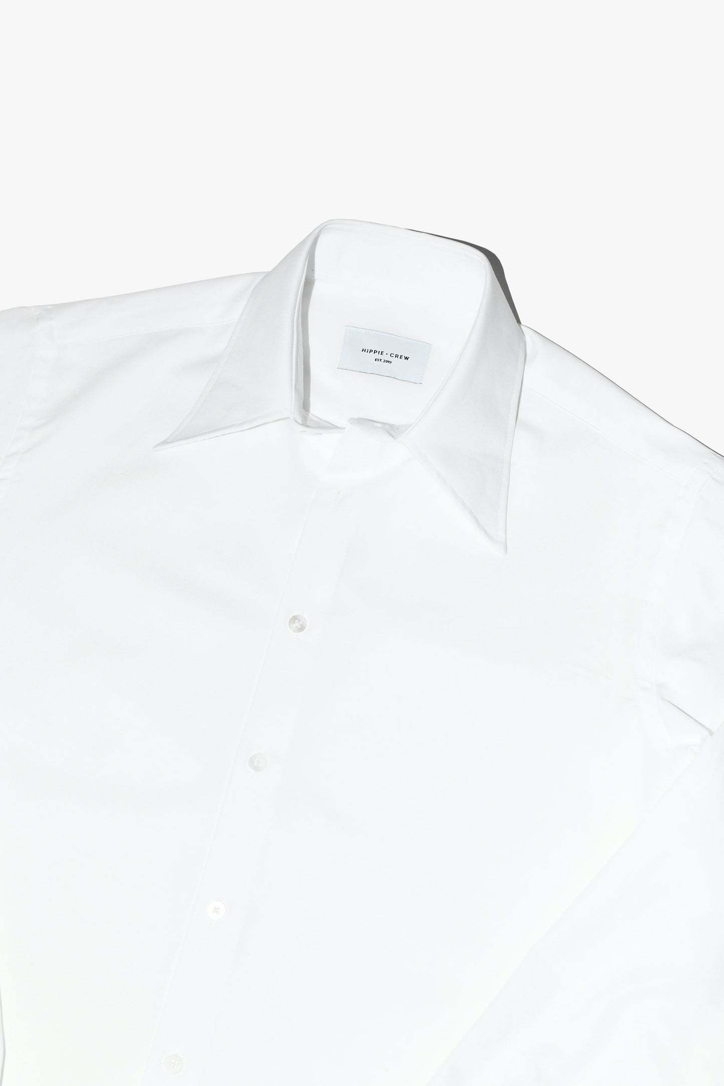 Camisa vestir blanca cuello inglés