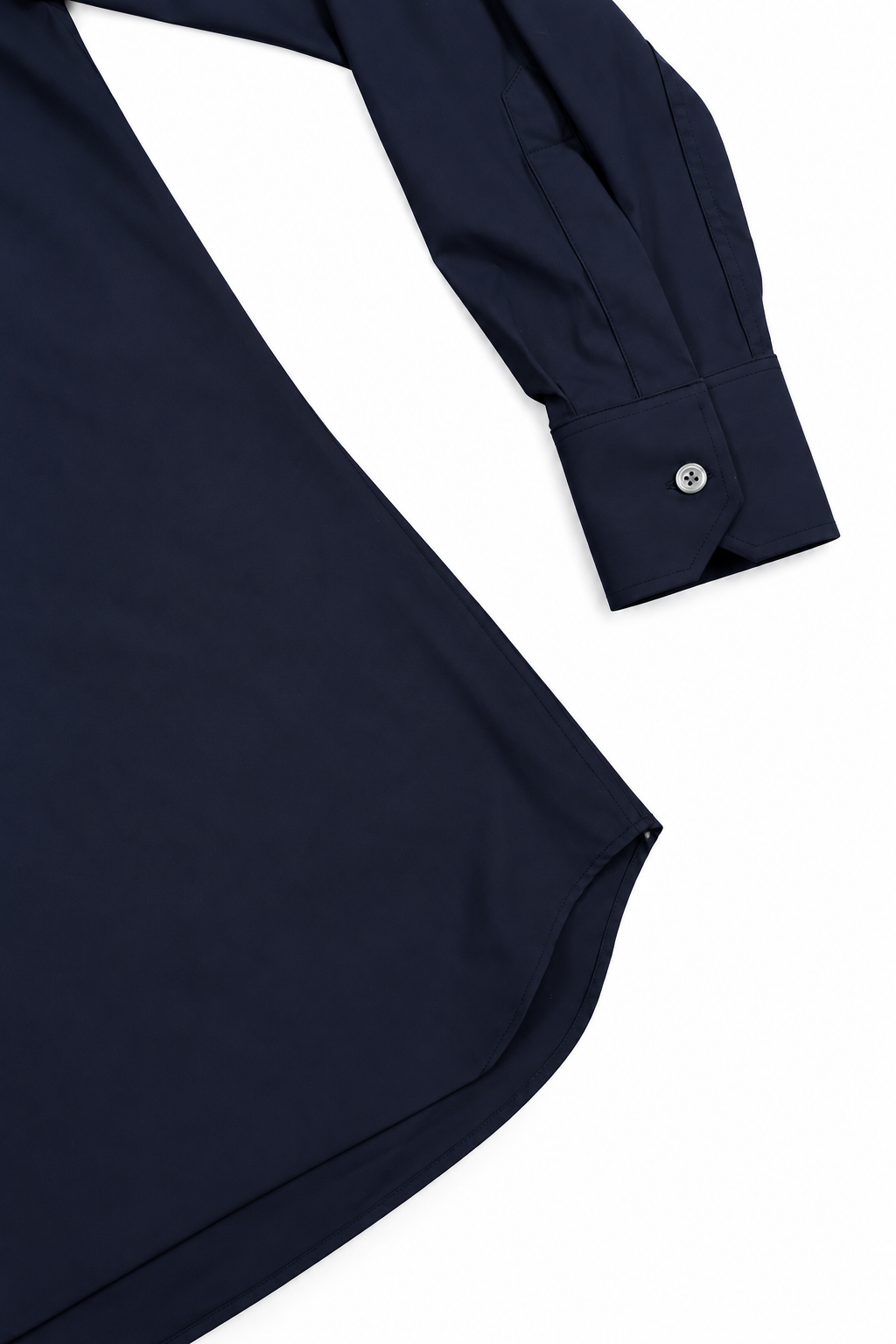 Camisa henley técnica azul marino