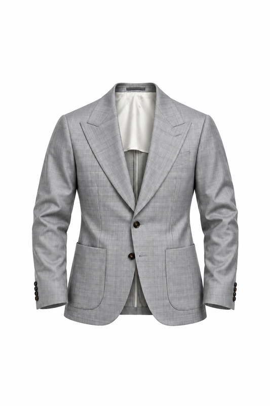 Americana traje gris claro