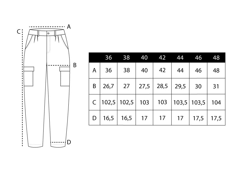 Pantalón cargo técnico pinzas verde
