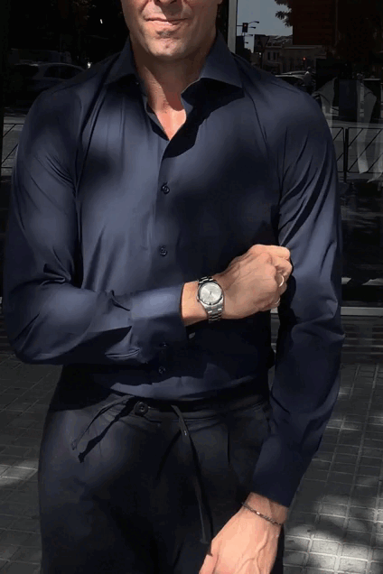 Camisa técnica azul marino