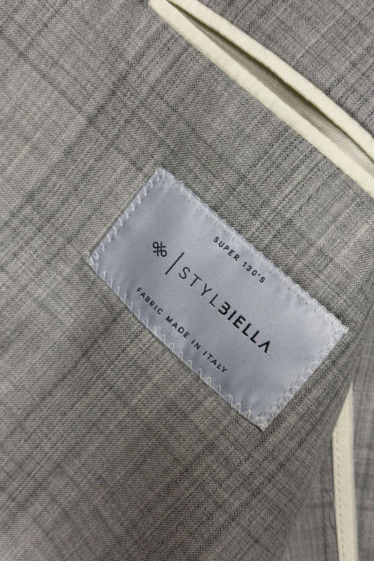 Americana traje gris claro
