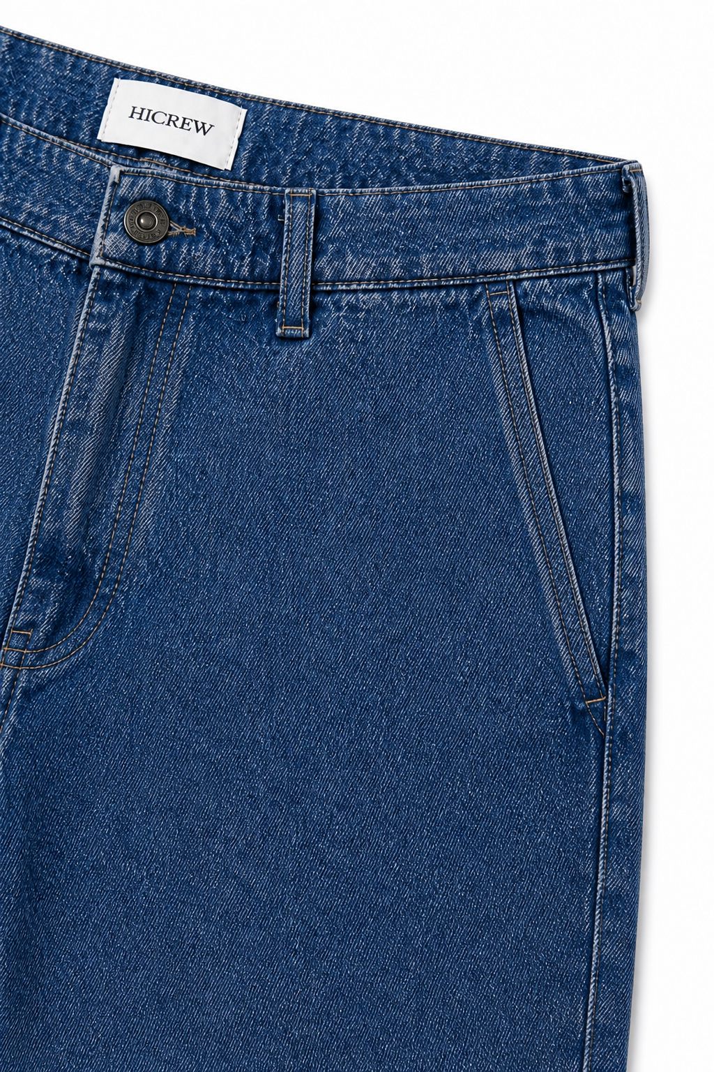 Pantalón denim relaxed azul oscuro